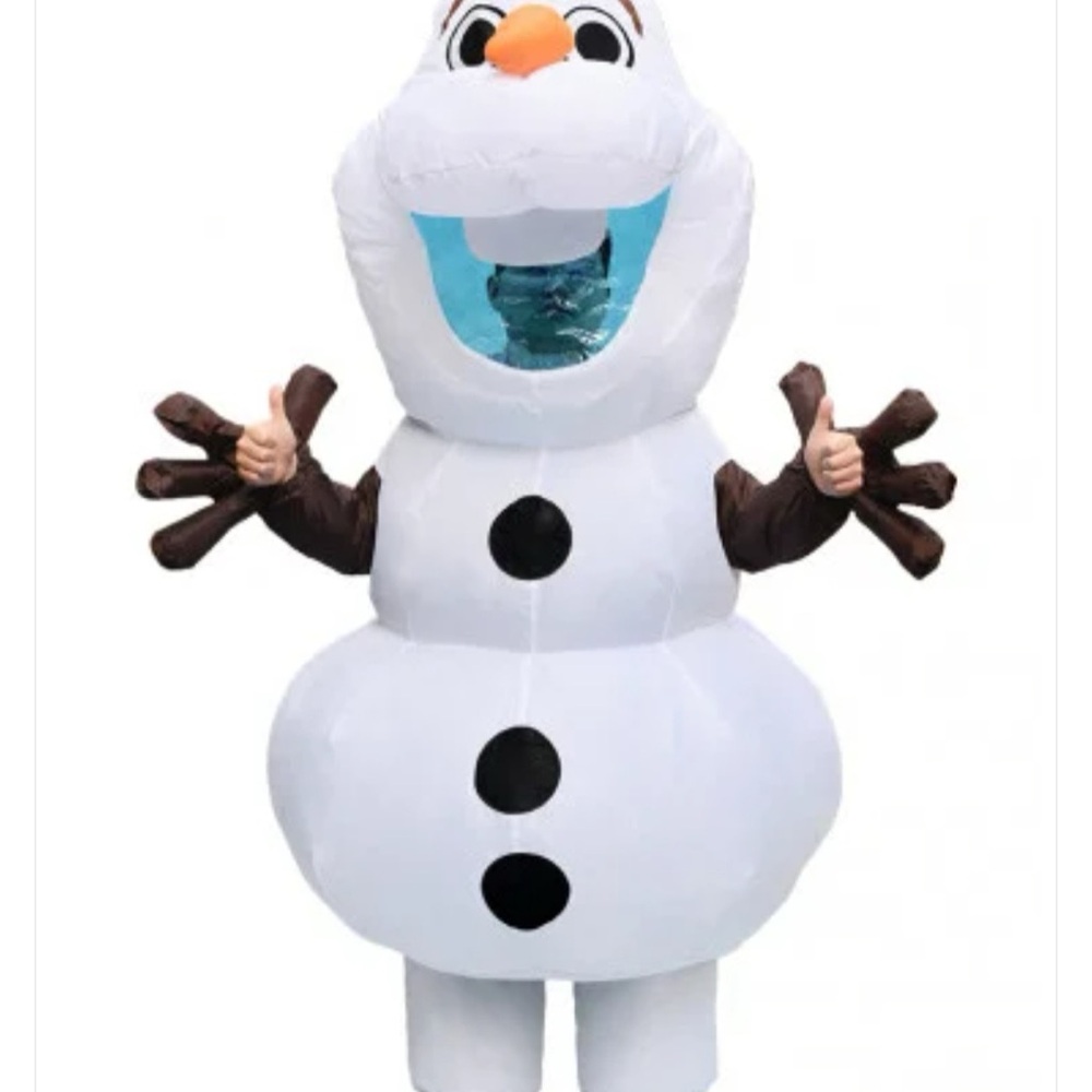❄️🥕Giant Olaf Blowup Costume for Adults, Disney Frozen🥕❄️